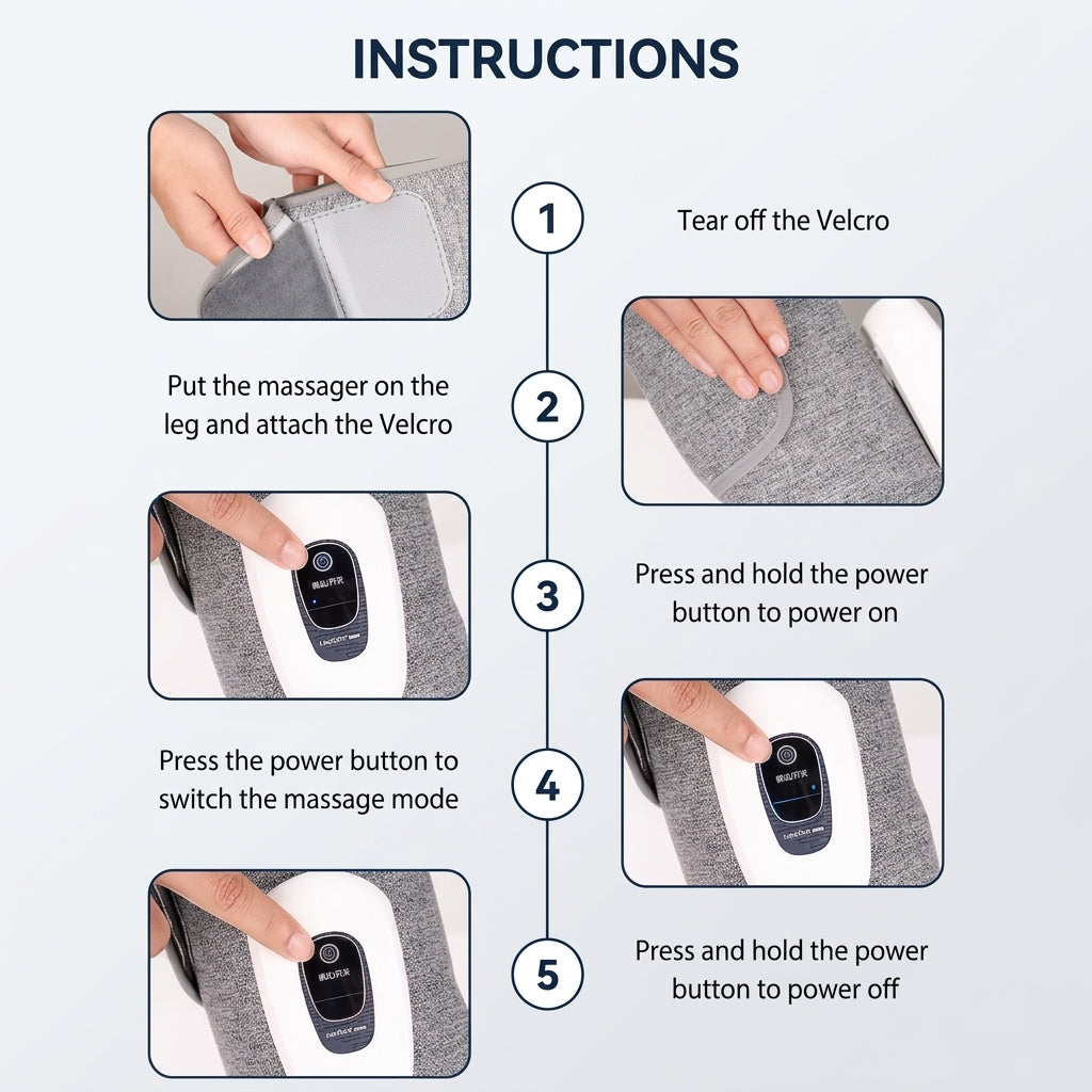 CALF MASSAGER ELECTRIC - 360° Air Pressure | Zareth™
