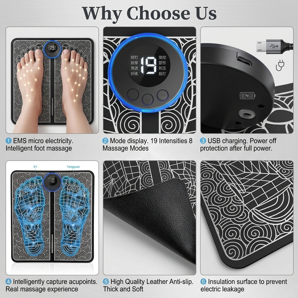 FOOT MASSAGER EMS | Zareth™