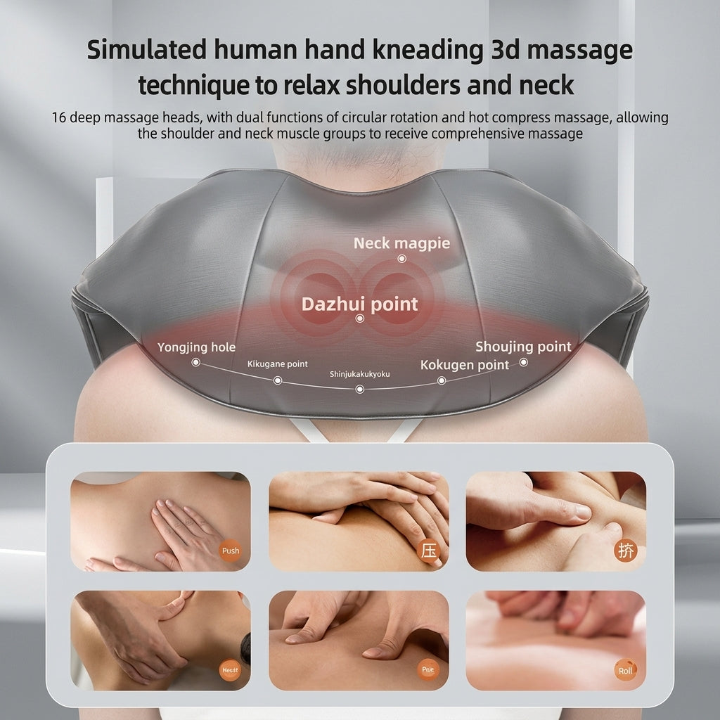 SHIATSU MASSAGER | Zareth™
