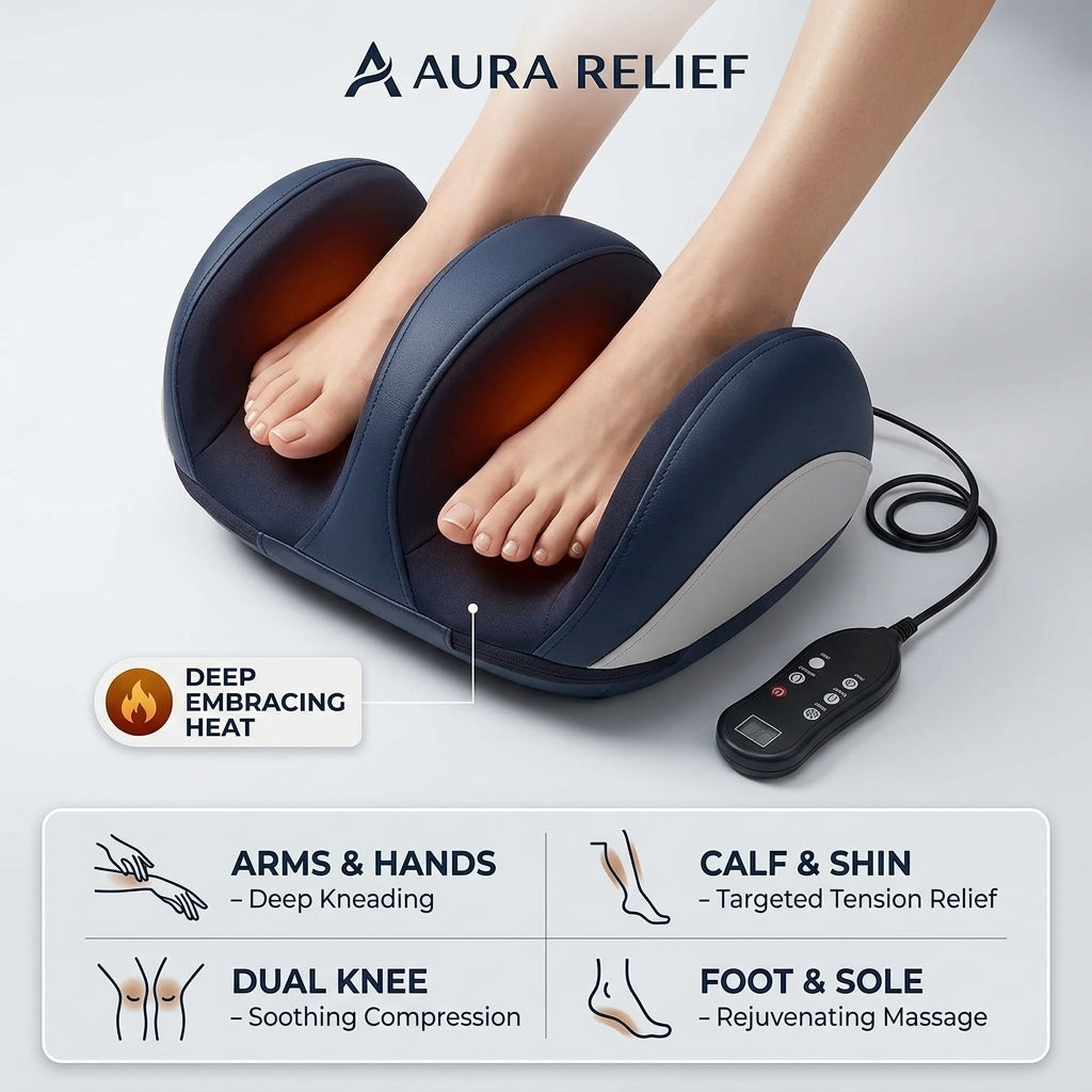 FOOT MASSAGER | Electric Foot & Calf Massager – Deep Relaxation & Muscle Recovery Zareth™