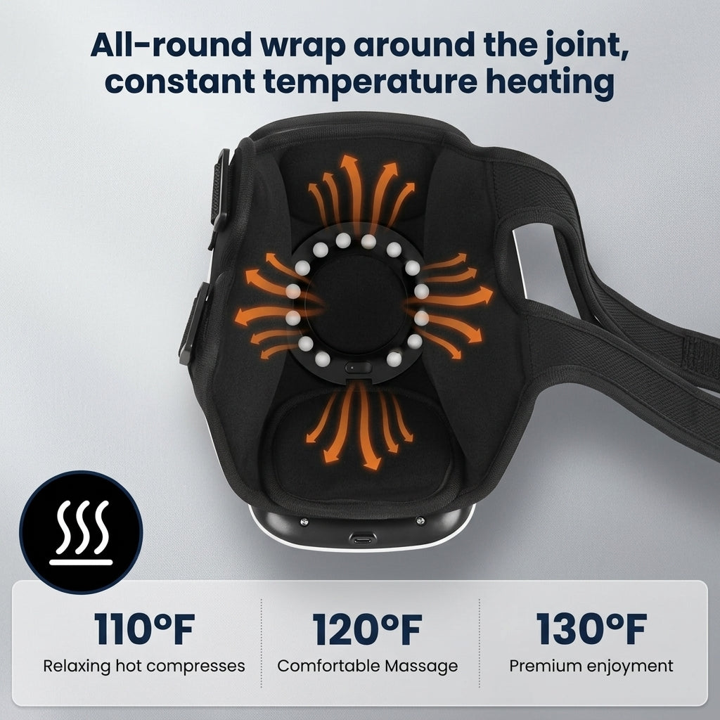 KNEE MASSAGER | Multifunctional Smart Cordless Knee Massager | Zareth™