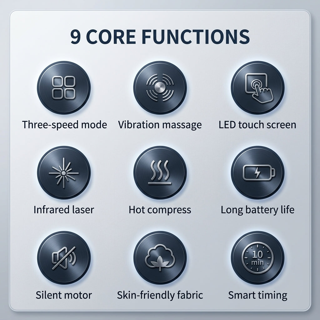 KNEE MASSAGER | Multifunctional Smart Cordless Knee Massager | Zareth™