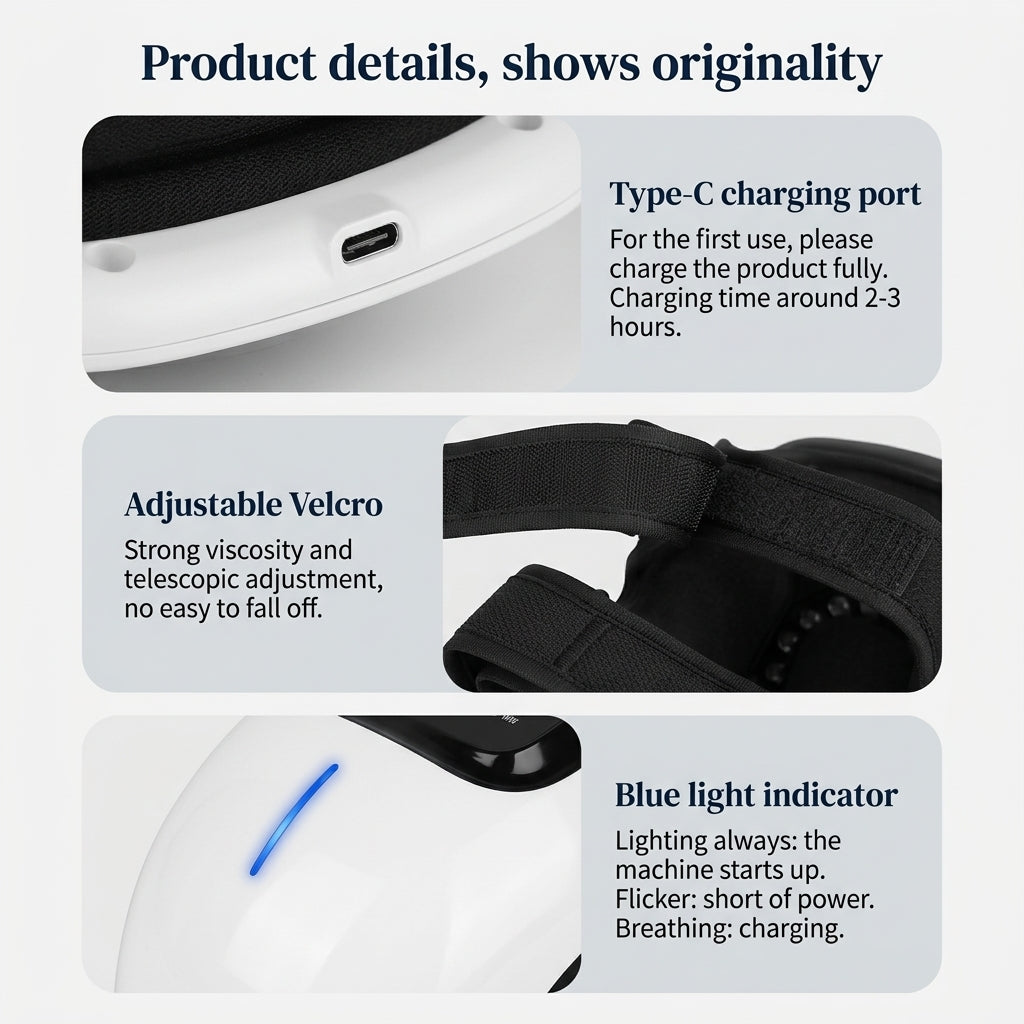 KNEE MASSAGER | Multifunctional Smart Cordless Knee Massager | Zareth™