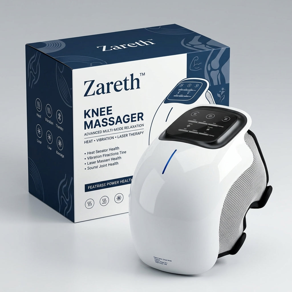 KNEE MASSAGER | Multifunctional Smart Cordless Knee Massager | Zareth™