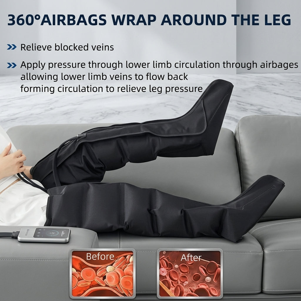 LEG MASSAGER | JinKairui Electric Pneumatic Leg Massager | Zareth™