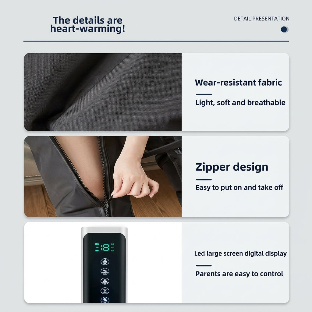 LEG MASSAGER | JinKairui Electric Pneumatic Leg Massager | Zareth™