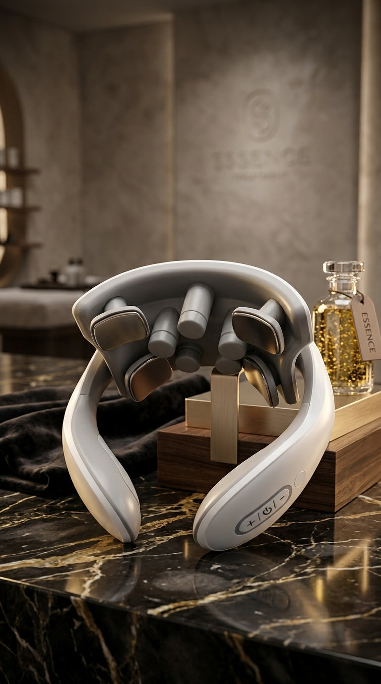 Zareth™ NECK MASSAGER - Cervical Vertebra Health Care Vibrator Relieve Pain Muscle | PREMIUM