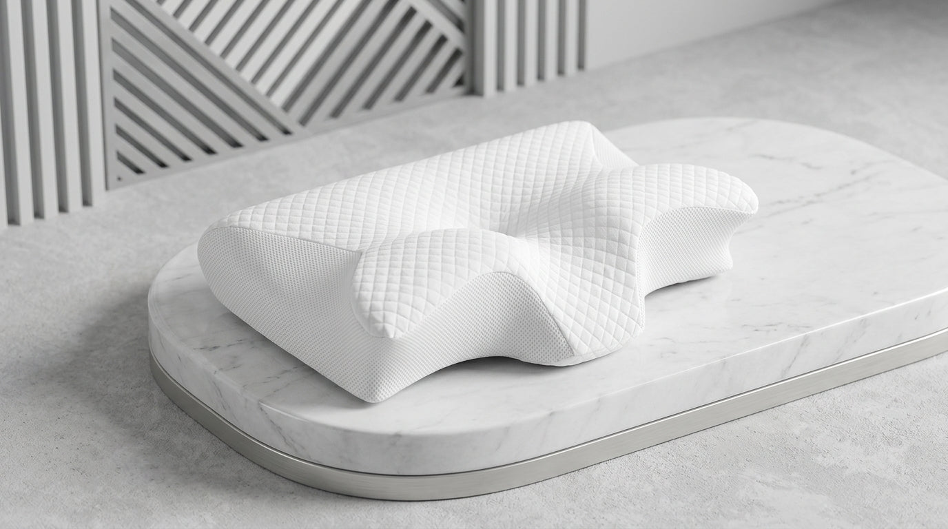 Zareth™ | Butterfly Sleep Memory Neck Pillow Slow Rebound Comfortable Memory Foam Sleep Pillow Cervical Orthopedic Neck Massage Bed Pillow