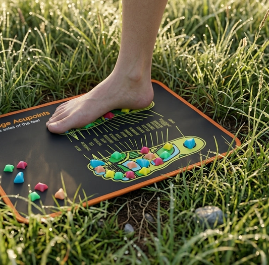 Zareth™ | FOOT MASSAGER Pad – FOOT MASSAGER Mat – Orthopedic Massage Pad with Goose Stones for Pain Relief and Circulation🌿