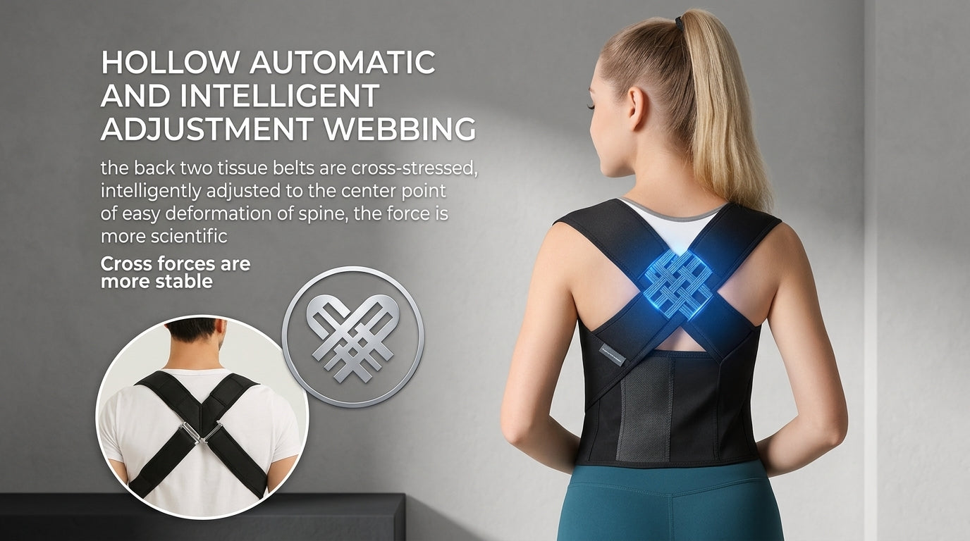 Zareth™  POSTURE CORRECTOR ADJUSTABLE BACK
