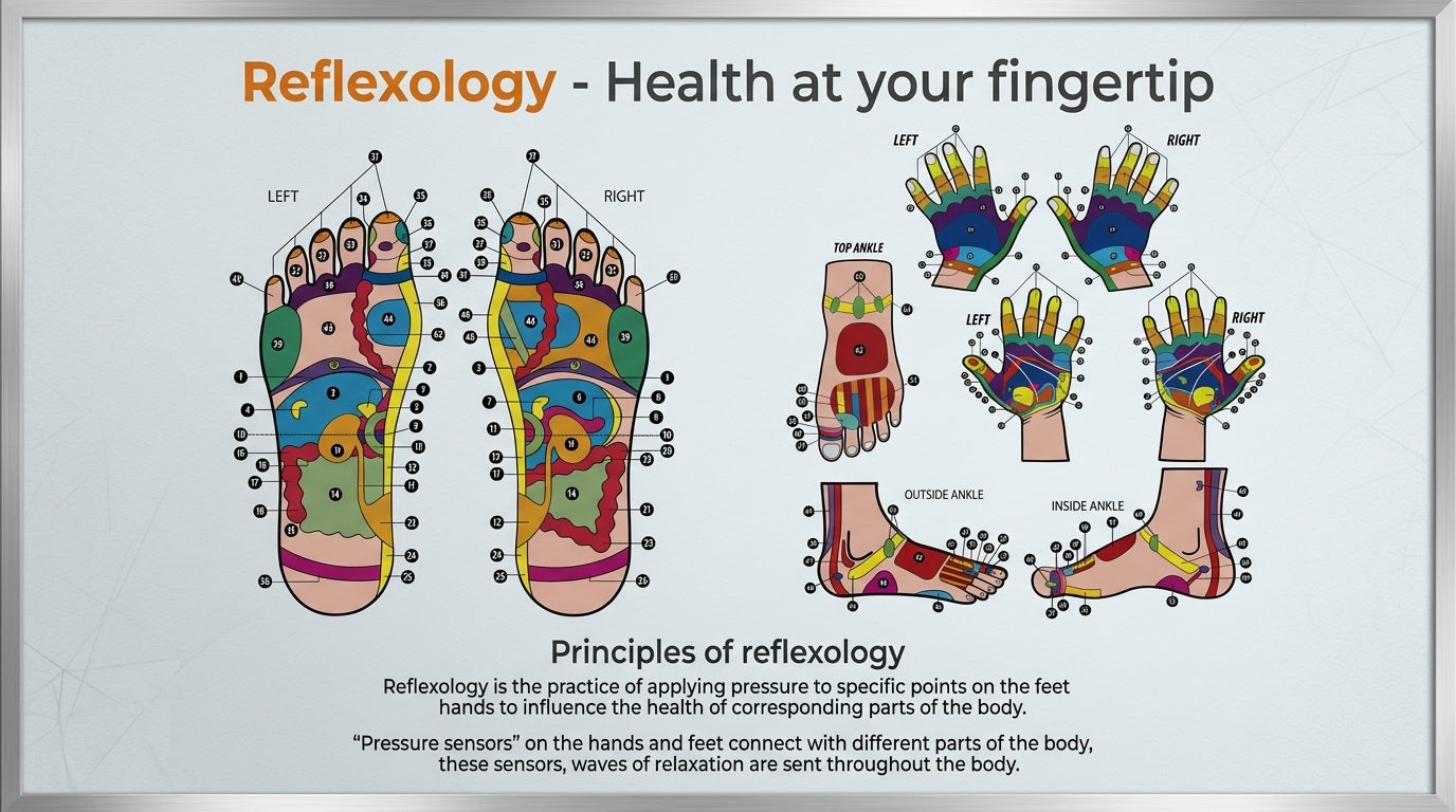 Zareth™ | FOOT MASSAGER - Acupressure Reflexology Gloves & Socks.