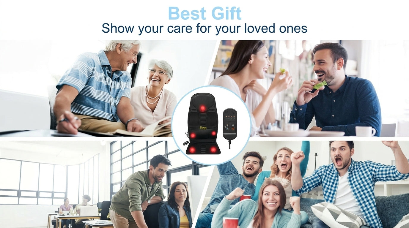 Zareth™ | CHAIR MASSAGER WITH HEAT THERAPY