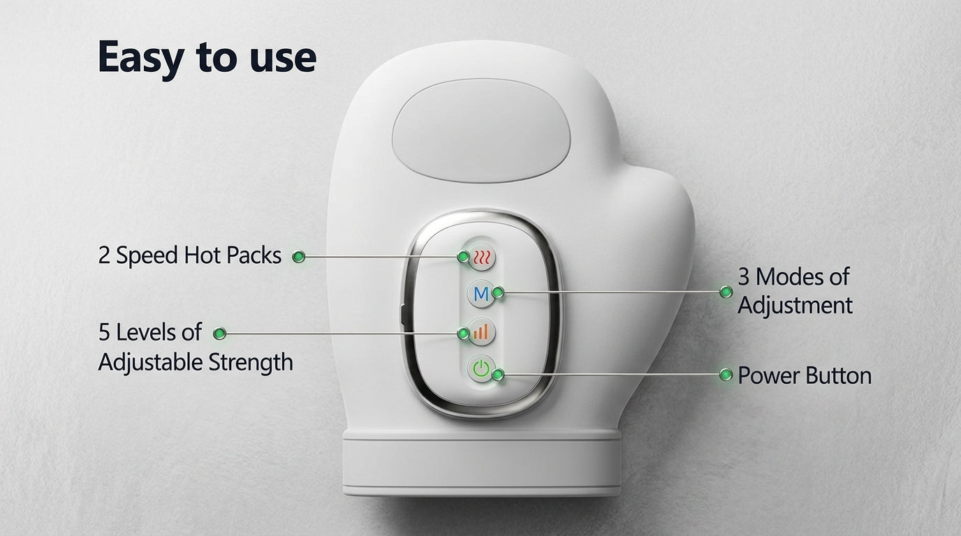 Zareth™ | HAND MASSAGER WITH AIRBAG COMPRESS & VIBRATING GLOVES