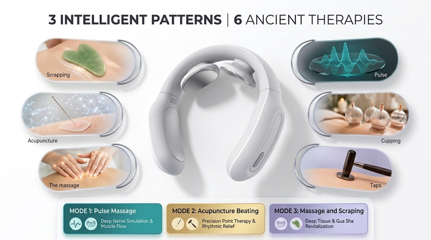 Zareth™ NECK MASSAGER - ELECTRIC CERVICAL FOR NECK PAIN RELIEF