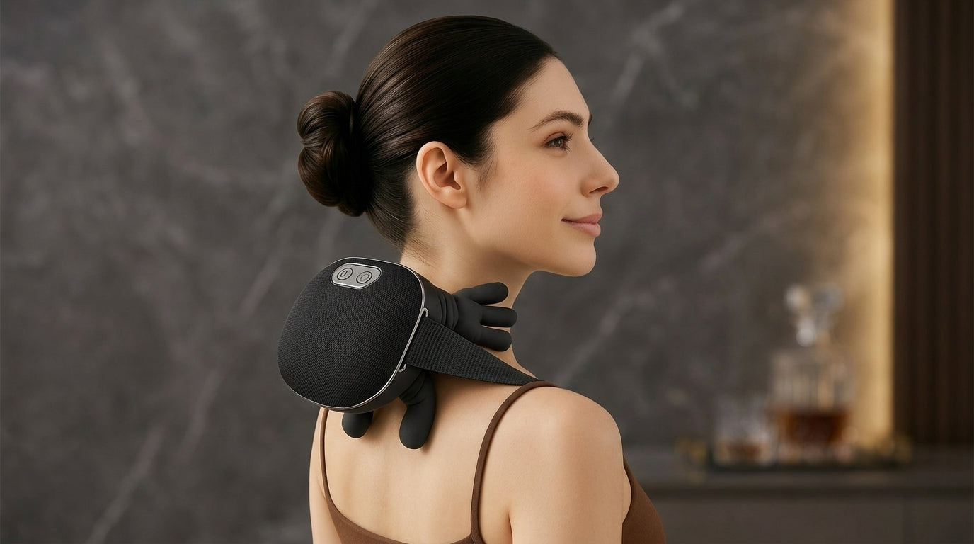 Zareth™ NECK MASSAGER WITH HEAT BIONIC | PREMIUM