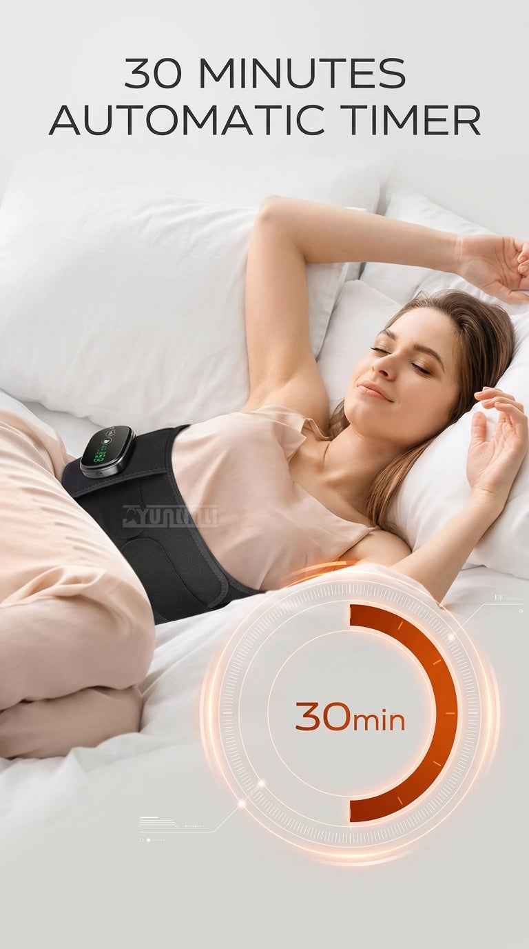 Zareth™ MASSAGER BELT INFRARED HEAT AND VIBRATION THERAPY LUMBAR