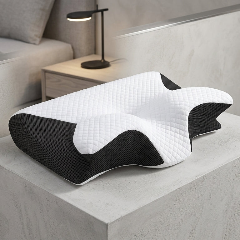 Zareth™ | Butterfly Sleep Memory Neck Pillow Slow Rebound Comfortable Memory Foam Sleep Pillow Cervical Orthopedic Neck Massage Bed Pillow