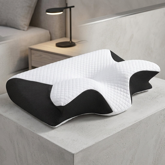 Zareth™ | Butterfly Sleep Memory Neck Pillow Slow Rebound Comfortable Memory Foam Sleep Pillow Cervical Orthopedic Neck Massage Bed Pillow