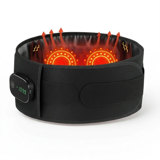 Zareth™ MASSAGER BELT INFRARED HEAT AND VIBRATION THERAPY LUMBAR