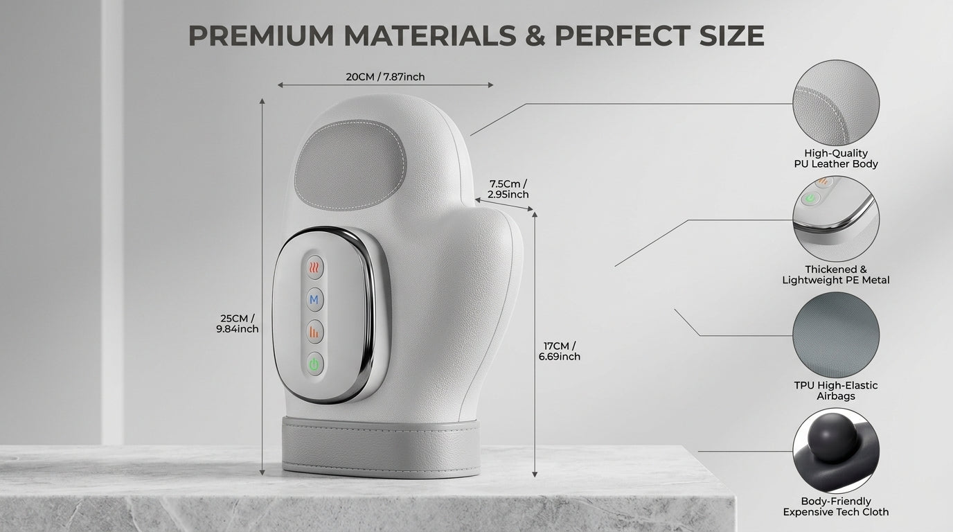 Zareth™ | HAND MASSAGER WITH AIRBAG COMPRESS & VIBRATING GLOVES