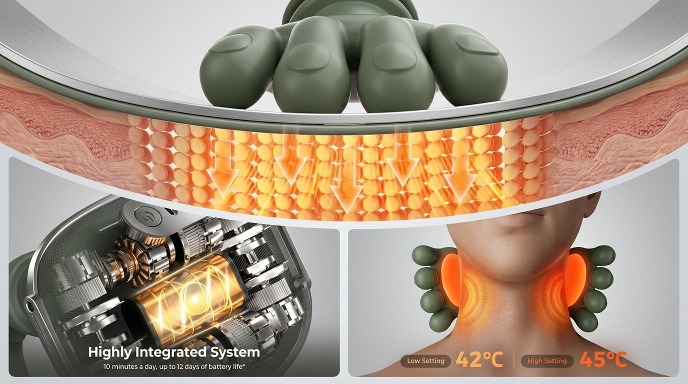 Zareth™ | NECK MASSAGER  & SHOULDER – ELECTRIC RELAXER