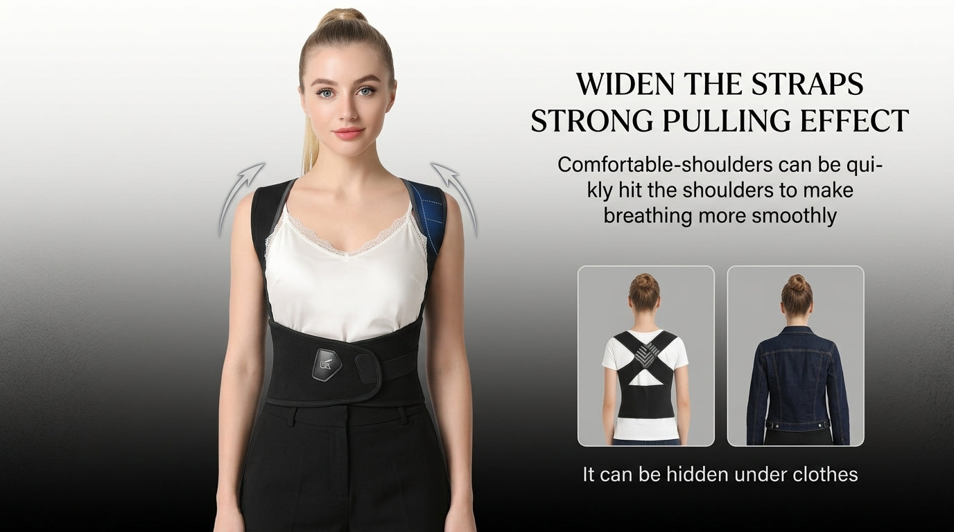 Zareth™  POSTURE CORRECTOR ADJUSTABLE BACK