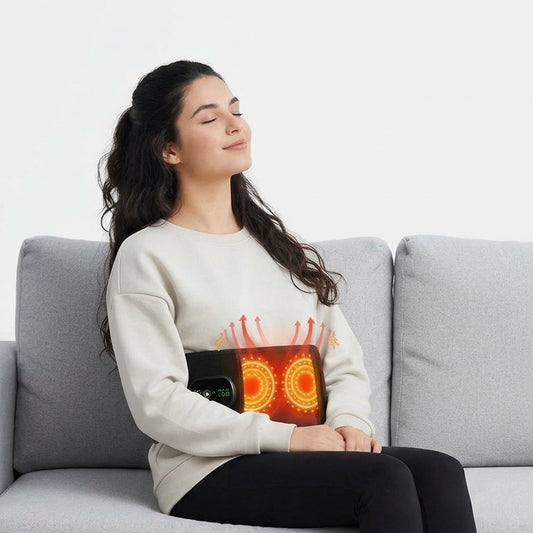 Zareth™ MASSAGER BELT INFRARED HEAT AND VIBRATION THERAPY LUMBAR